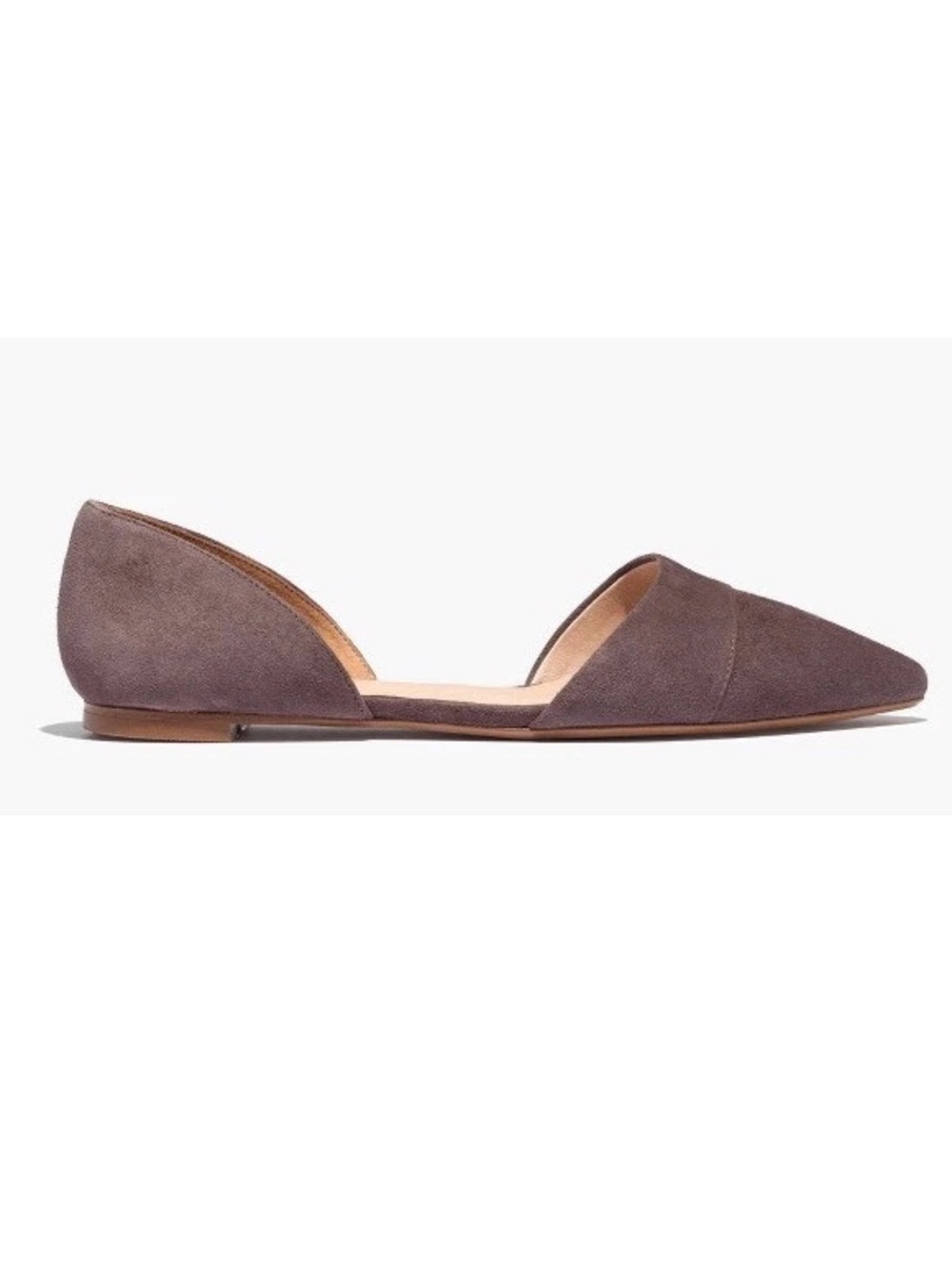 Madewell D’Orsay Flat in Suede